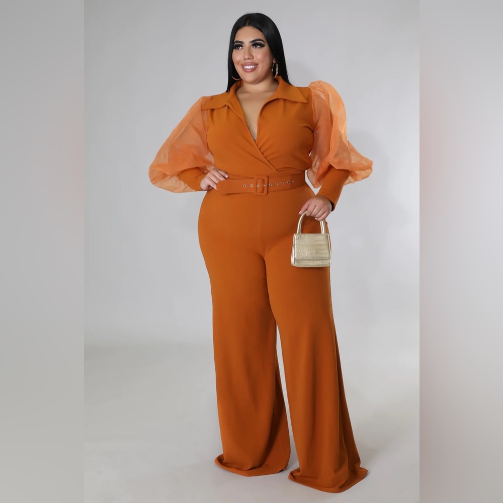 Sheer Arms Jumpsuit